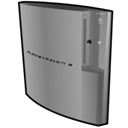 Playstation 3 standing  icon (silver)